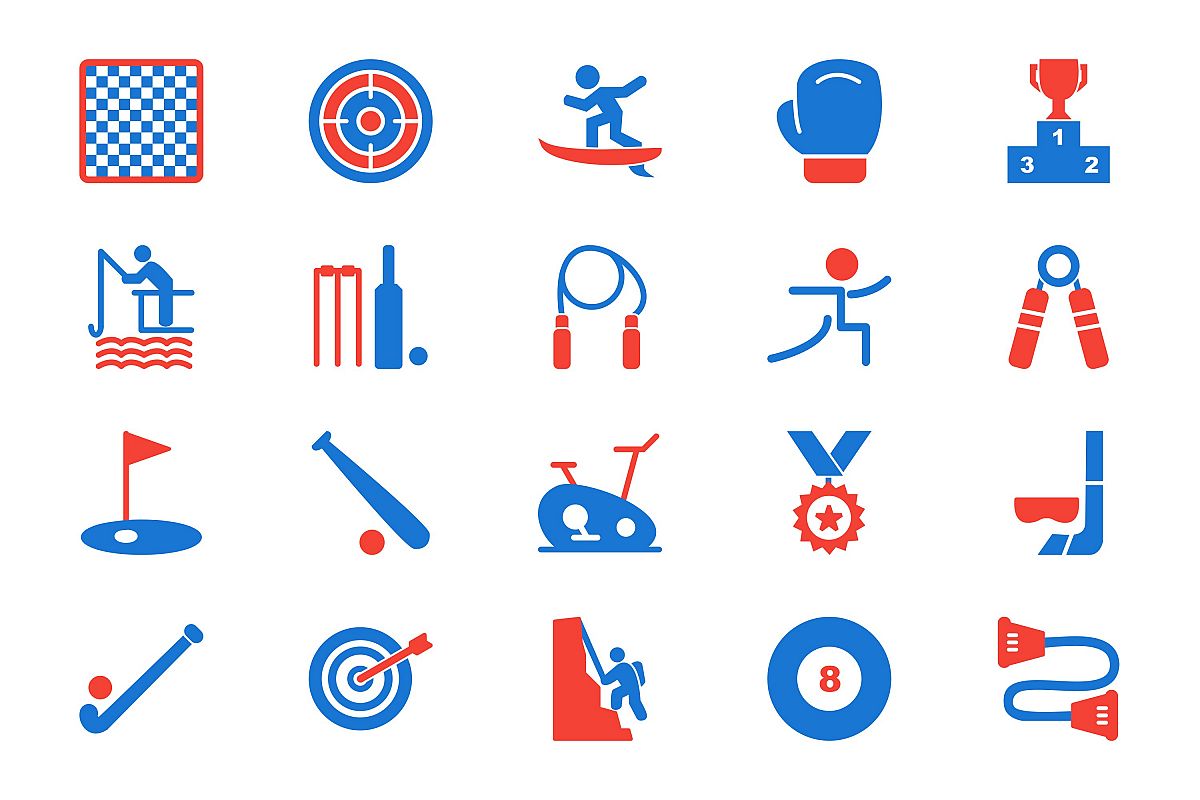 Set Of Sports And Game Icons example image 1