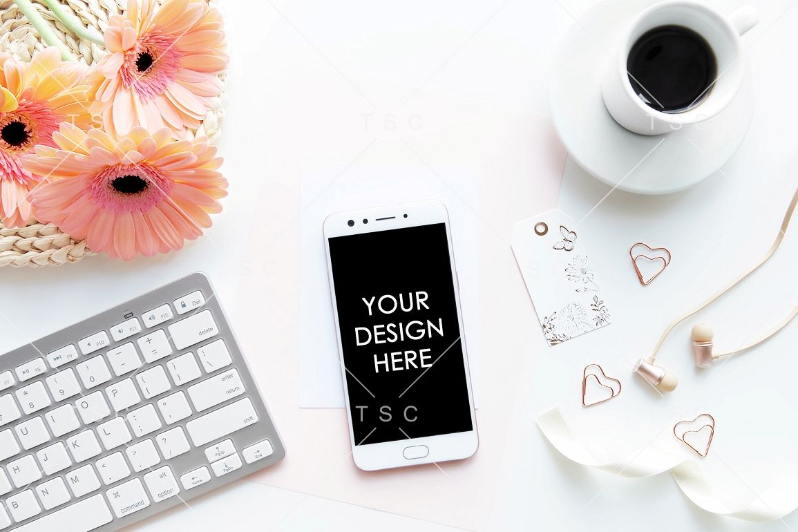 Feminine Phone Mockup example image 1