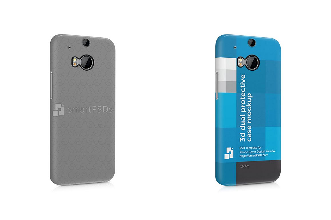 HTC ONE M8 3d IMD Mobile Case Design Mockup 2014 example image 1