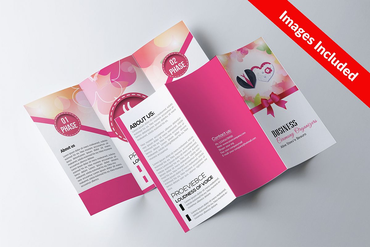 Wedding Trifolds Brochures example image 1