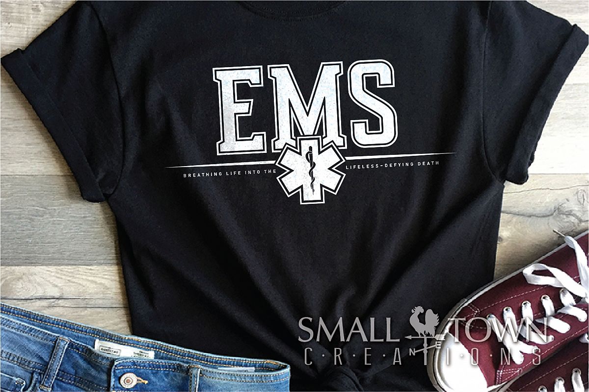 EMS, Emergency Medcial Services, Logo, PRINT, CUT & DESIGN example image 1