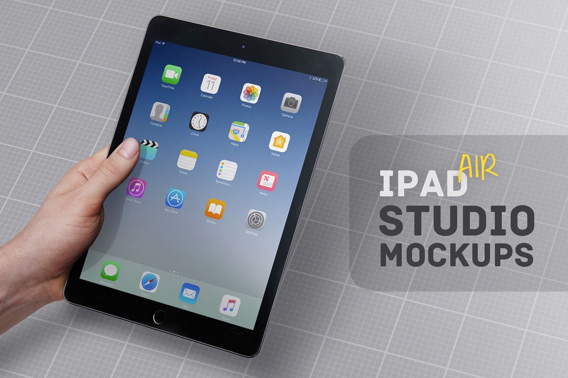 iPad Air Studio Mockups example image 1