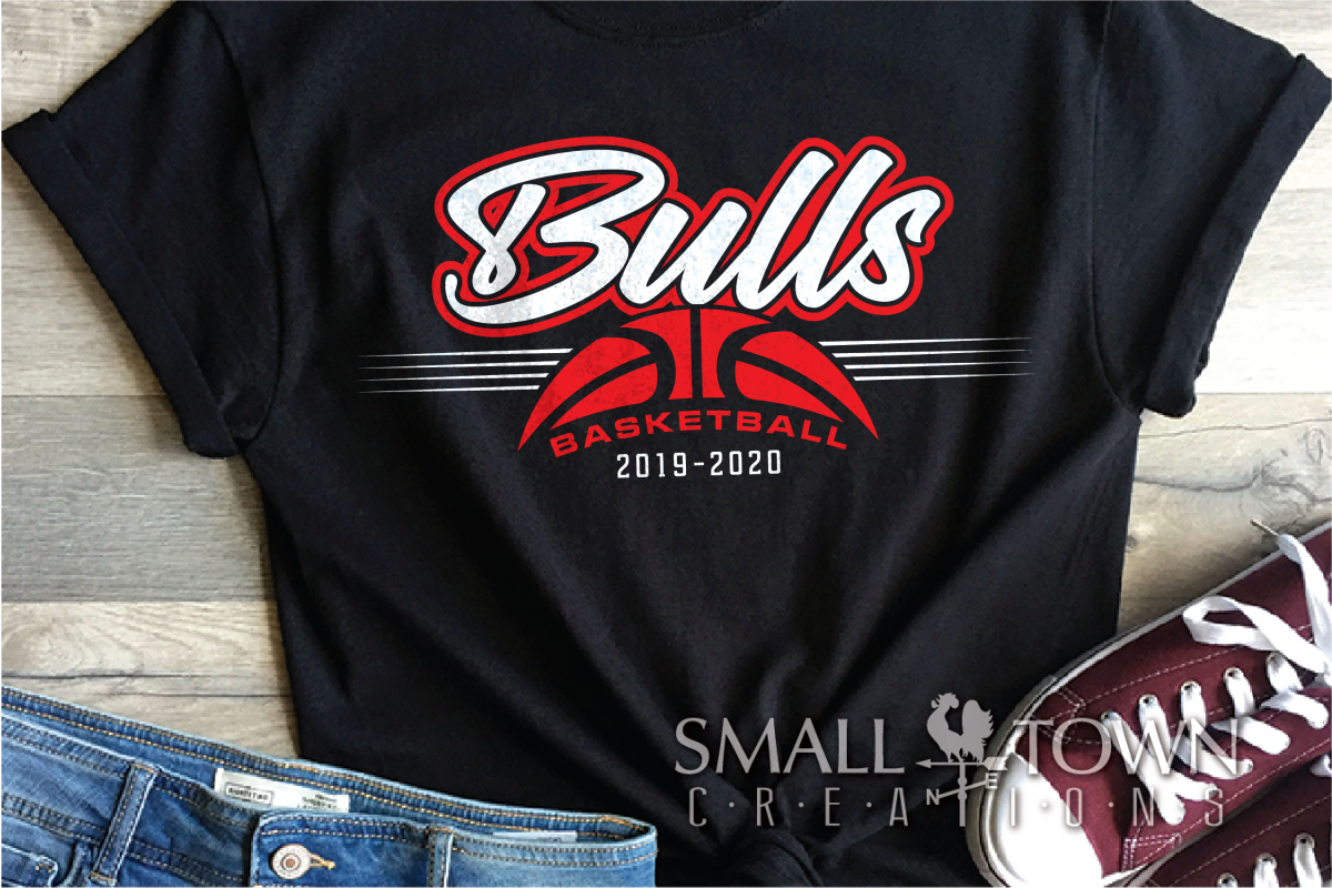 Bull, Bull Basketball, Sport, Design, PRINT, CUT, DESIGN example image 1