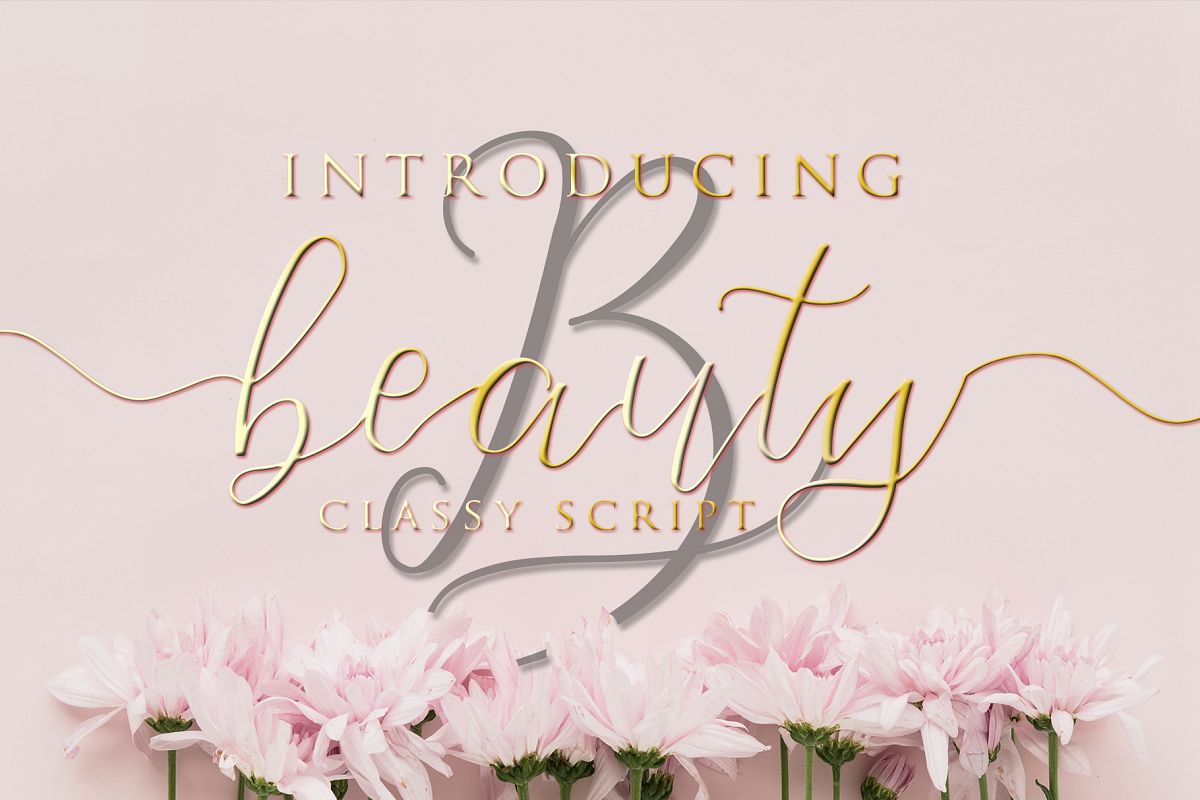 Beauty - Classy Script example image 1