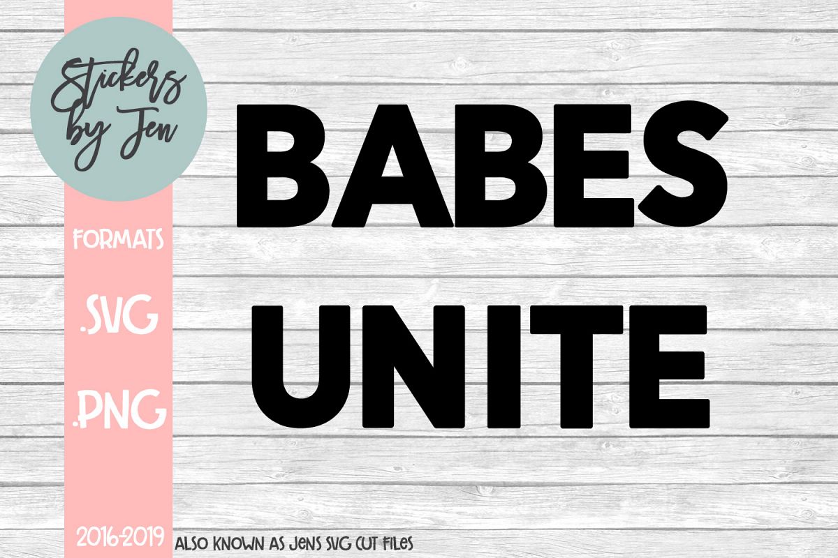 Babes Unite SVG Cut File example image 1