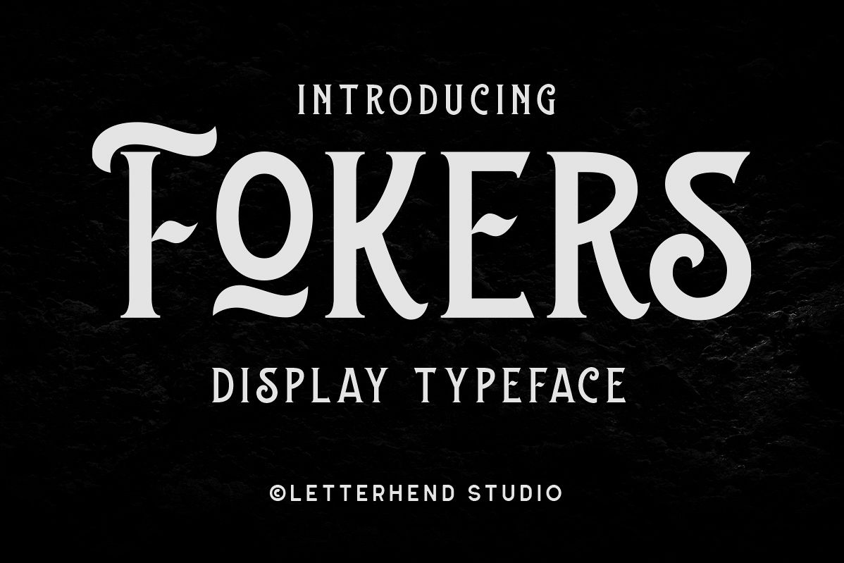 Fokers - Display Typeface example image 1