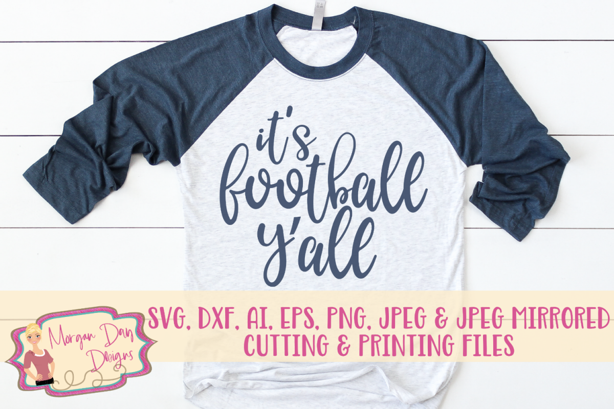 It's Football Y'all SVG, DXF, AI, EPS, PNG, JPEG example image 1