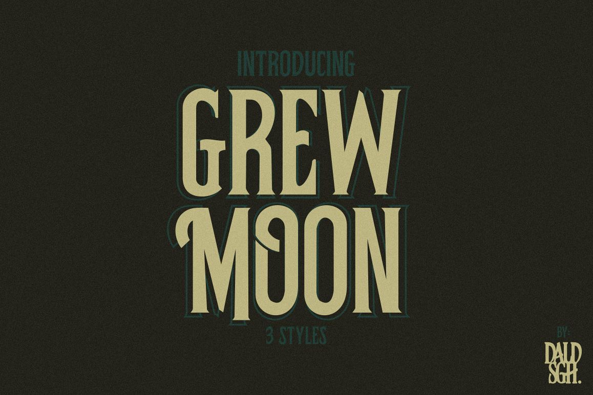 Grewmoon Fonts example image 1