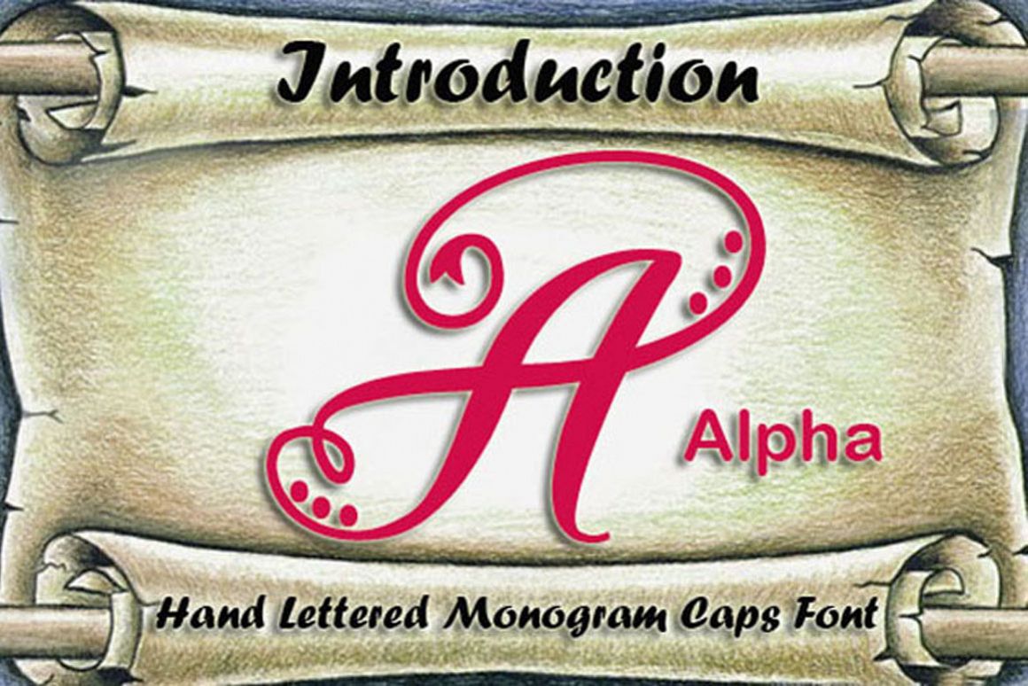 Alpha Monogram example image 1