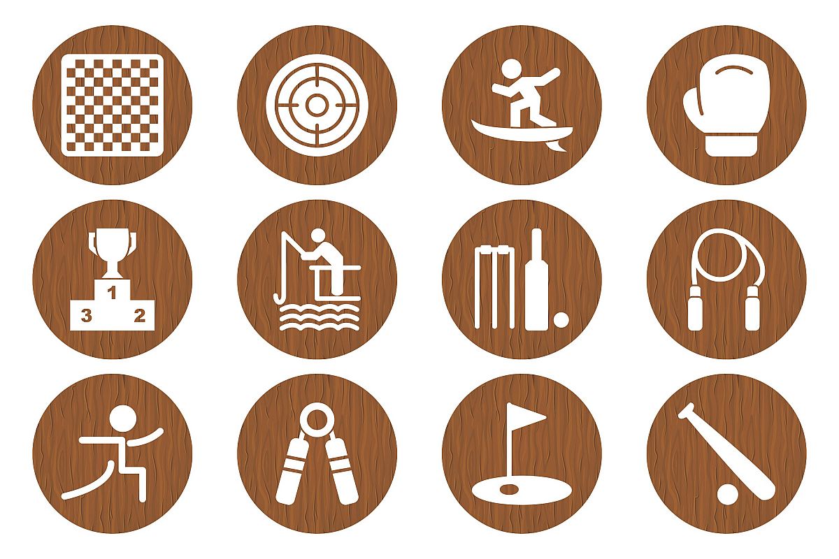 Set Of Sports And Game Icons example image 1
