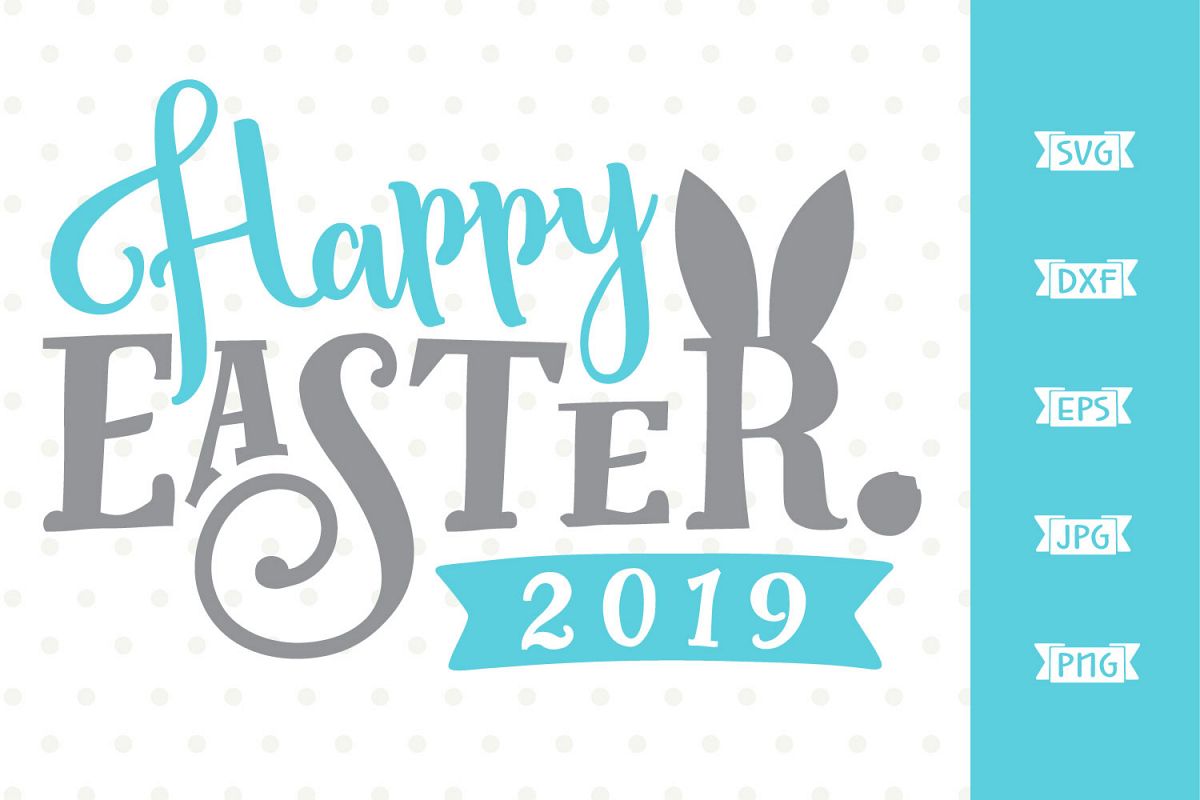 Happy Easter SVG file example image 1