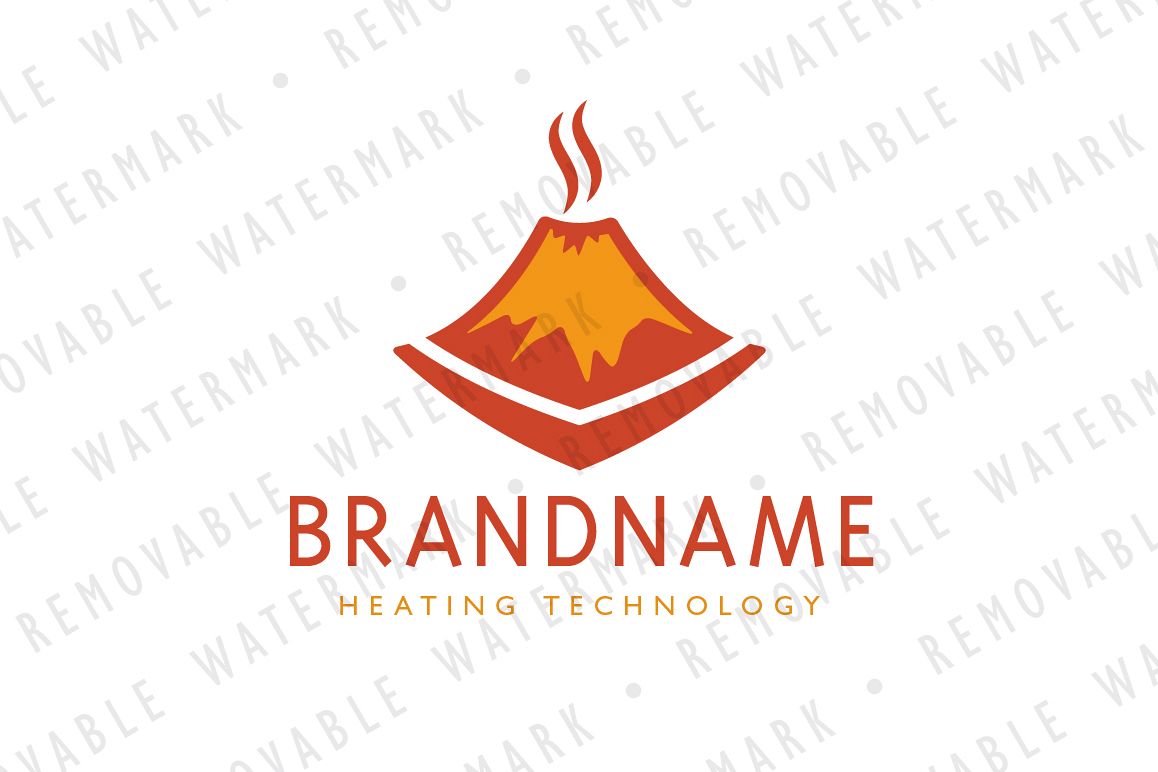 Smoldering Volcano Logo example image 1