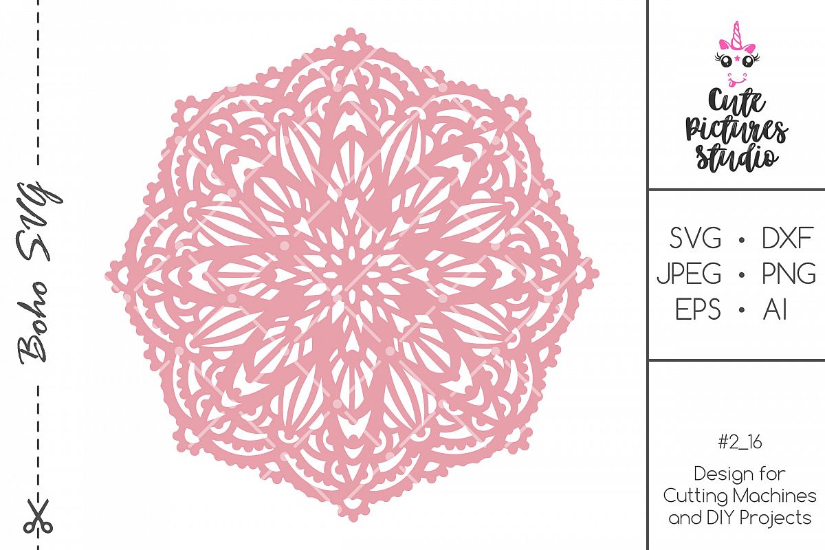Mandala stencil SVG file, Mandala vinyl decal