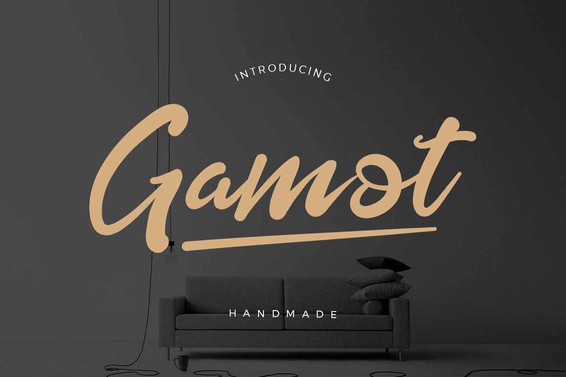 Gamot Typeface Vintage Font example image 1