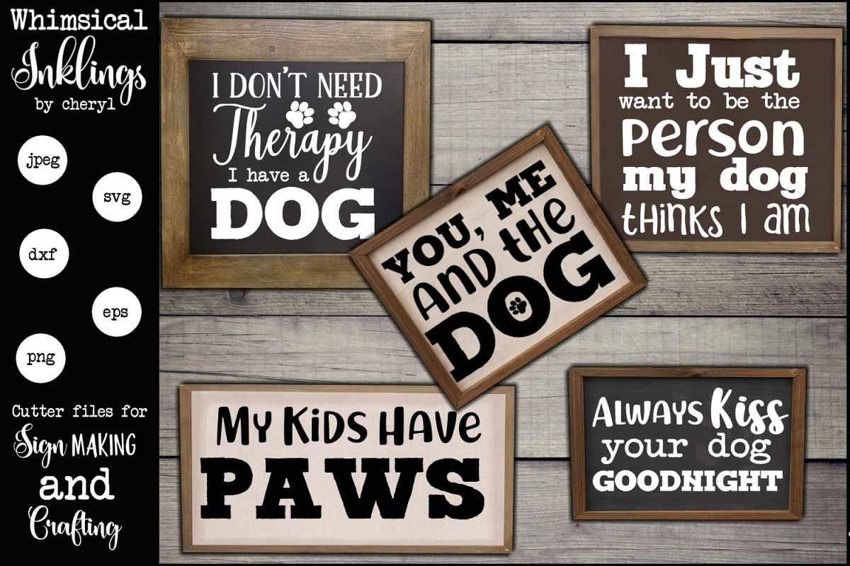 Dog Therapy SVG Set example image 1