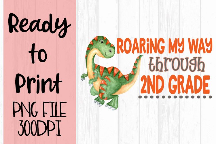Roaring my Way Through 2nd Grade Ready to Print example image 1