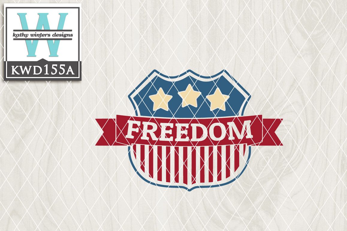 Patriotic Cutting File KWD155A example image 1
