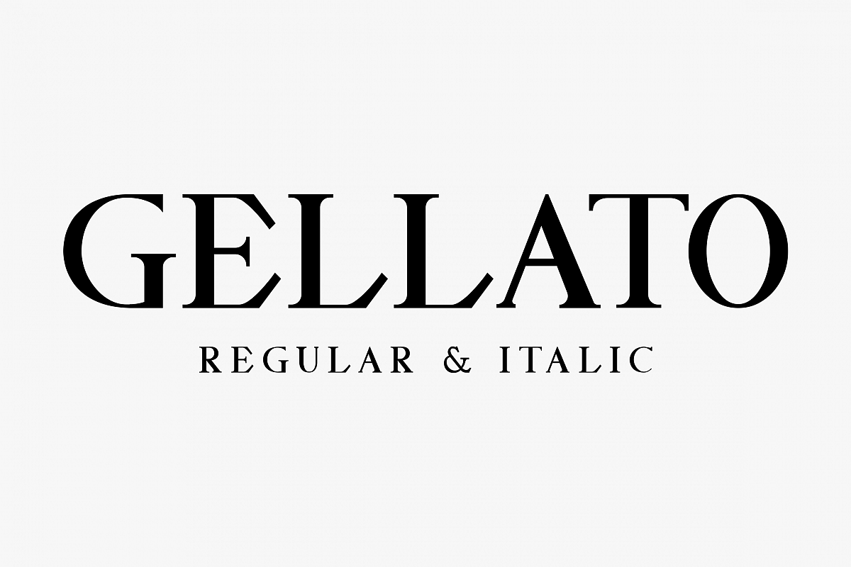 GELLATO // Modern Serif example image 1
