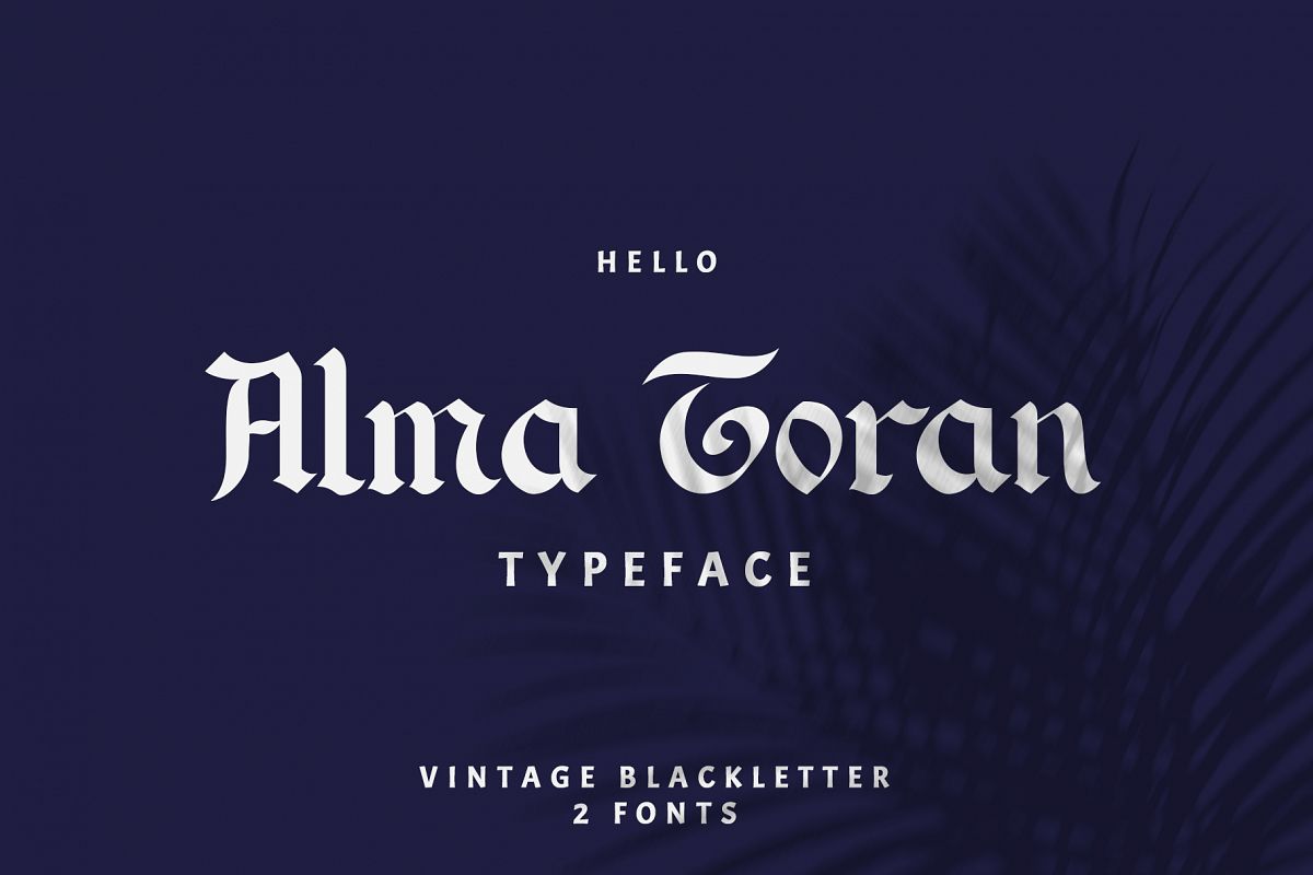 Alma Toran Typeface example image 1