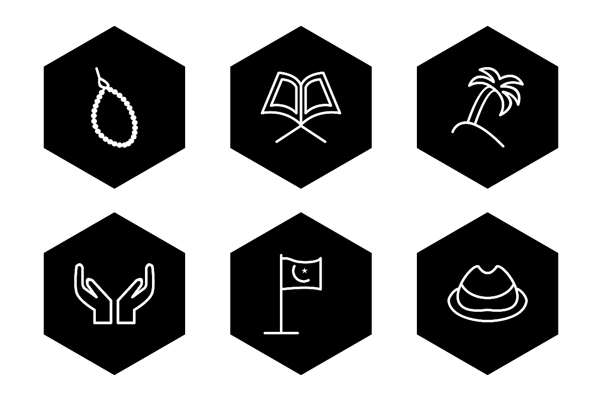 Set Of Ramadan Icons example image 1