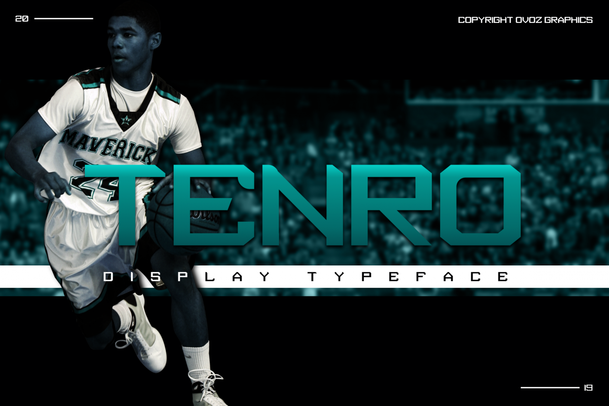 Tenro Display Font example image 1