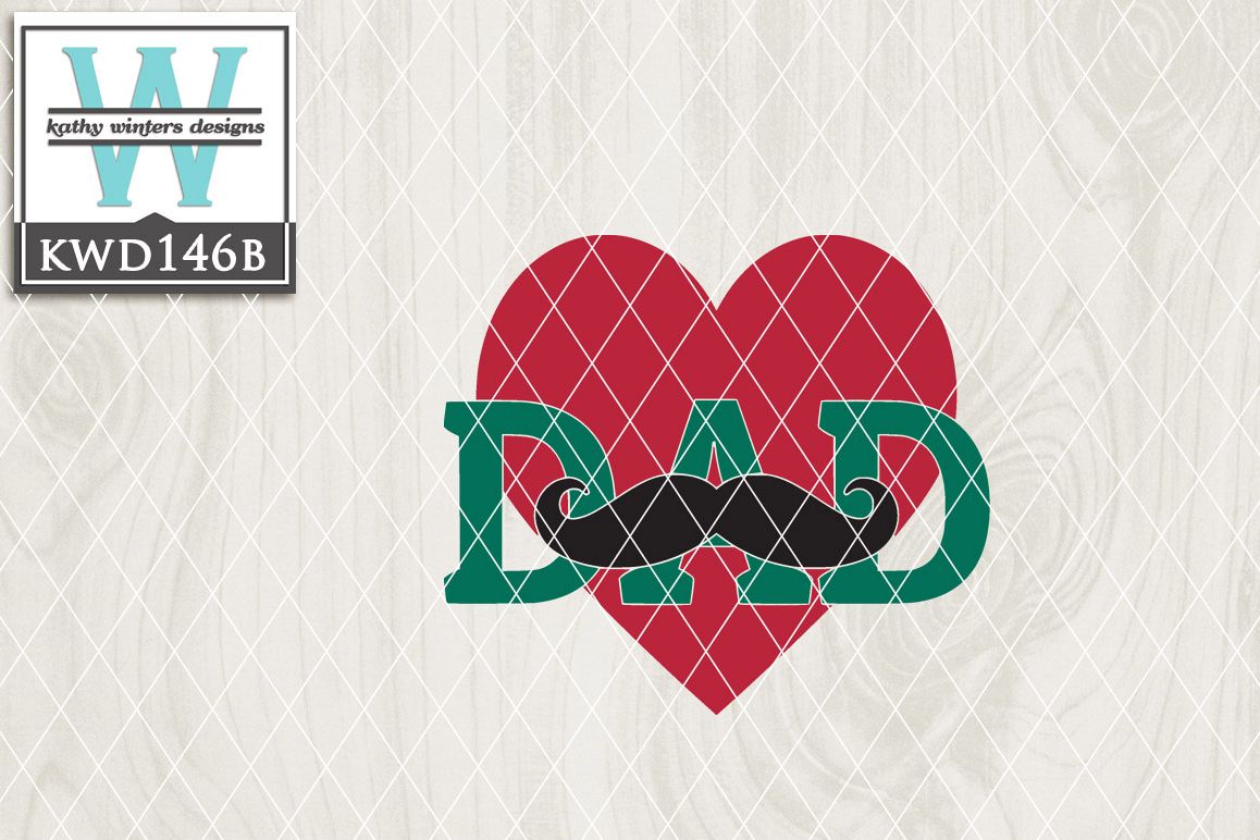 Fathers Cutting File KWD146B example image 1