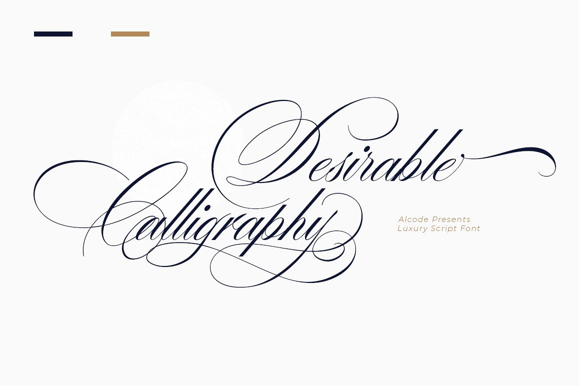 Desirable calligraphy example image 1