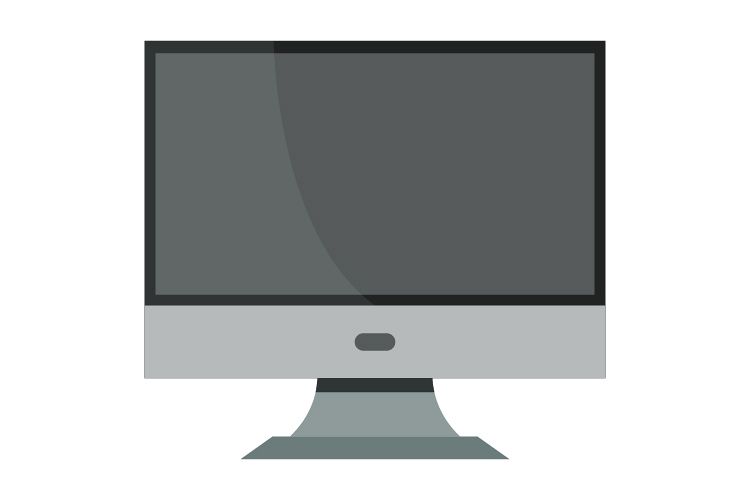 Computer monitor icon example image 1