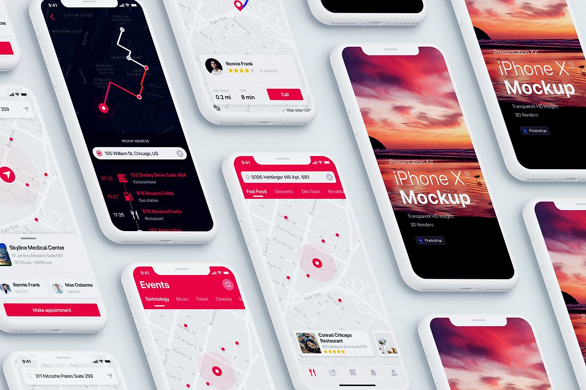 Presentation Kit - iPhone showcase Mockup_v1 example image 1