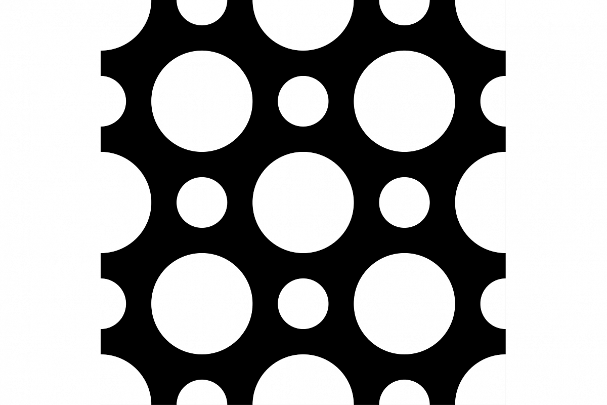 Seamless vector background with decorative circles. Print. Cloth design, wallpaper. example image 1