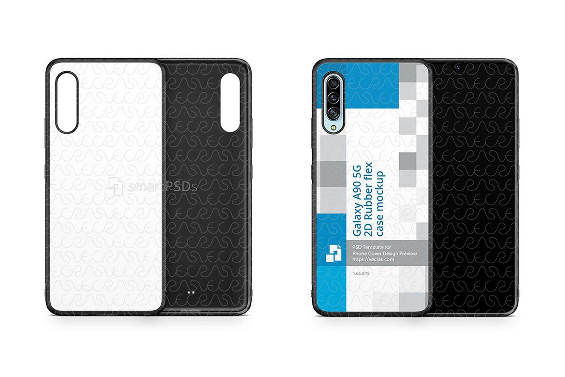 Galaxy A90 5G 2019 2d Rubber Flex Case Design Mockup example image 1