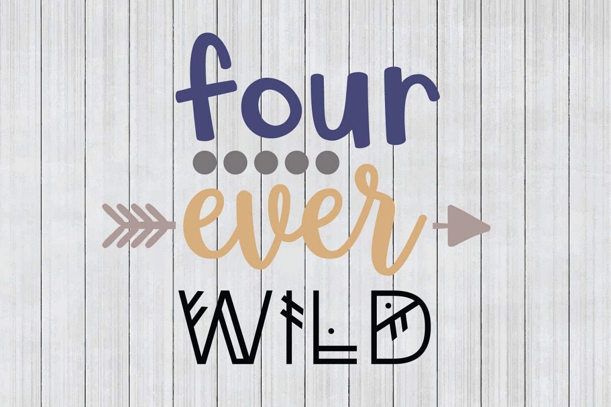 Download Four Ever Wild SVG, Wild SVG, Tribal SVG, DXF File ...