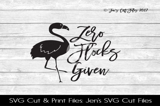 Zero Flocks Given SVG Cut File example image 1