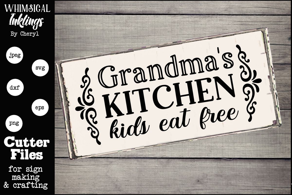 Download Grandmas Kitchen SVG
