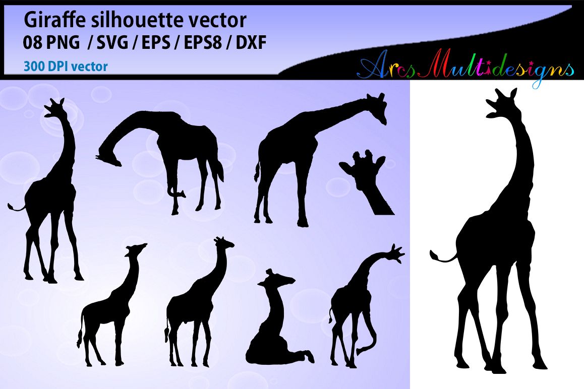Download giraffe svg silhouette vector / giraffe icons / funny giraffe svg vector - eps - Png - Dxf ...