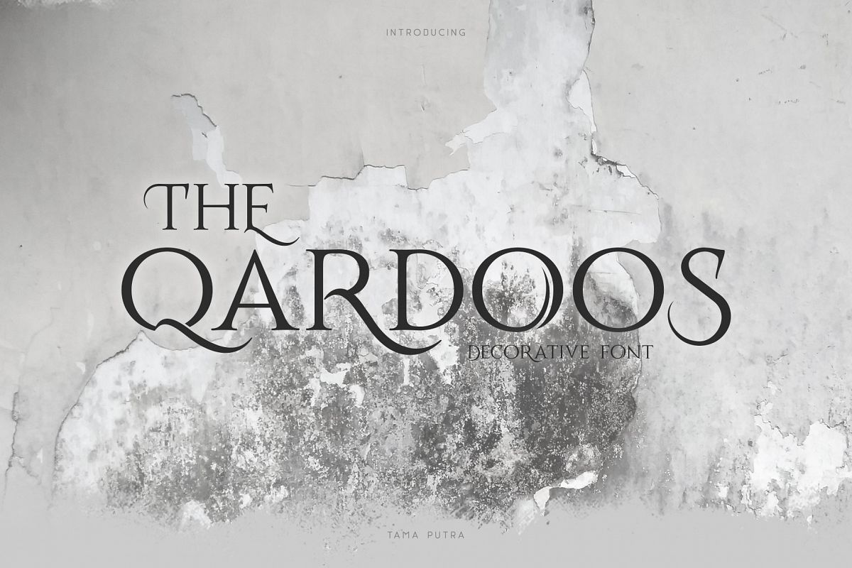 Qardoos Decorative Serif Typeface example image 1