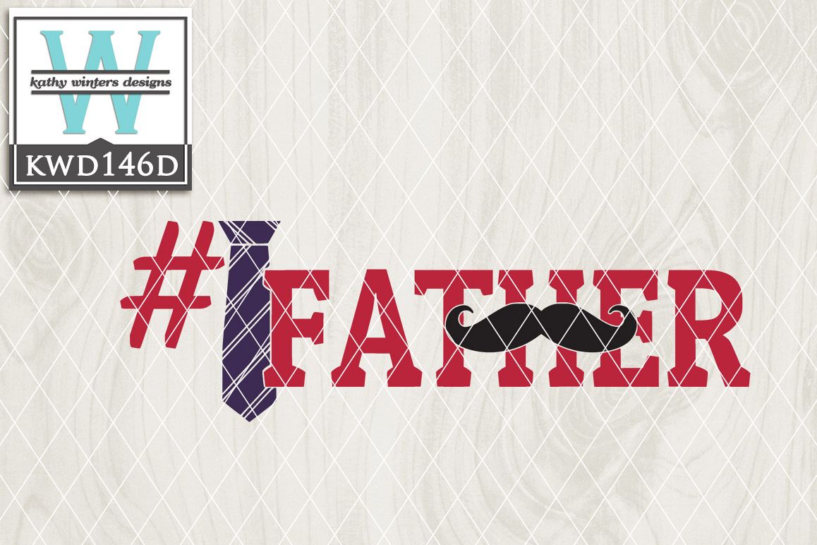 Fathers Cutting File KWD146D example image 1