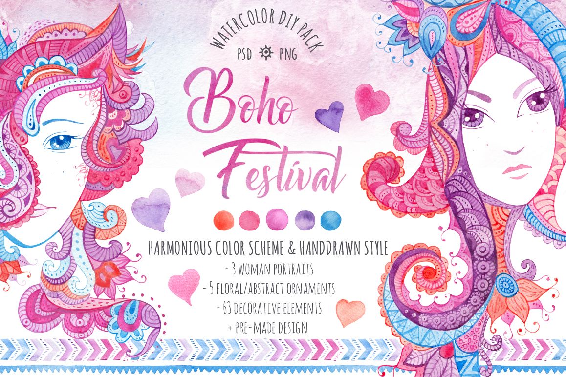 ?Boho Festival? DIY Pack example image 1