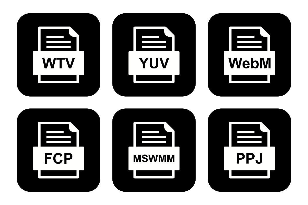 Set Of File Formats Icons example image 1