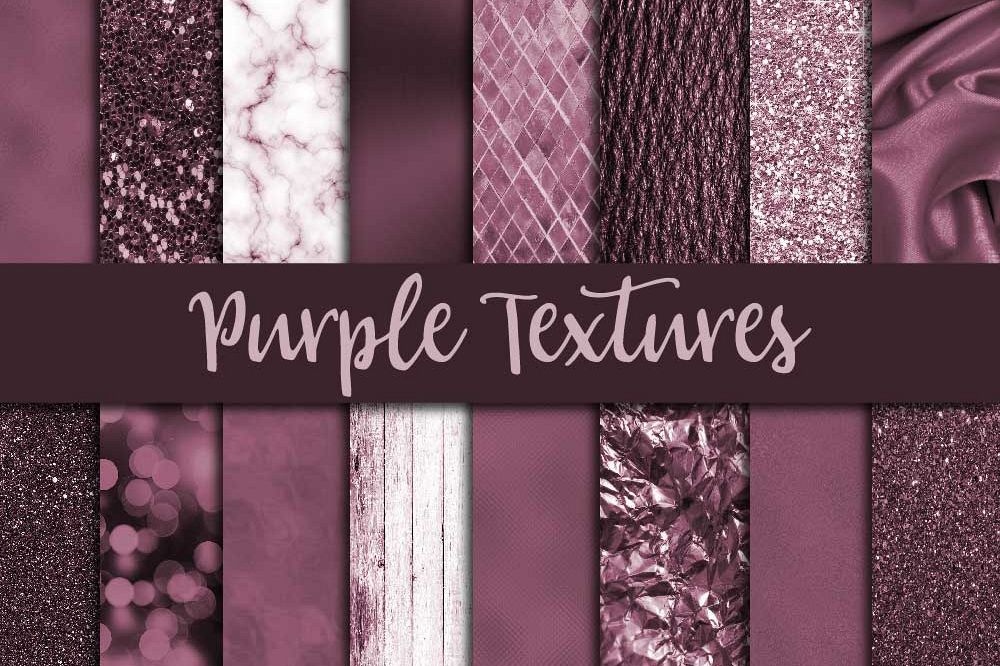 Purple Textures Digital Paper example image 1