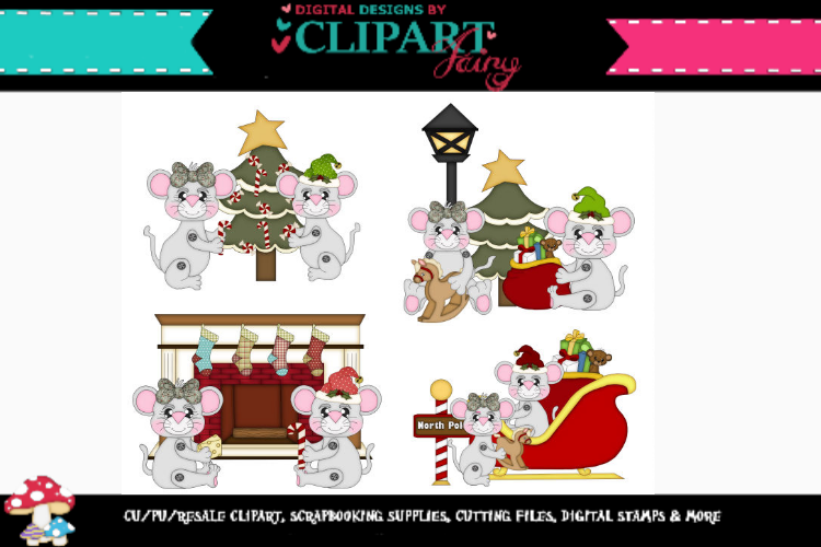 Christmas Mice 2 example image 1