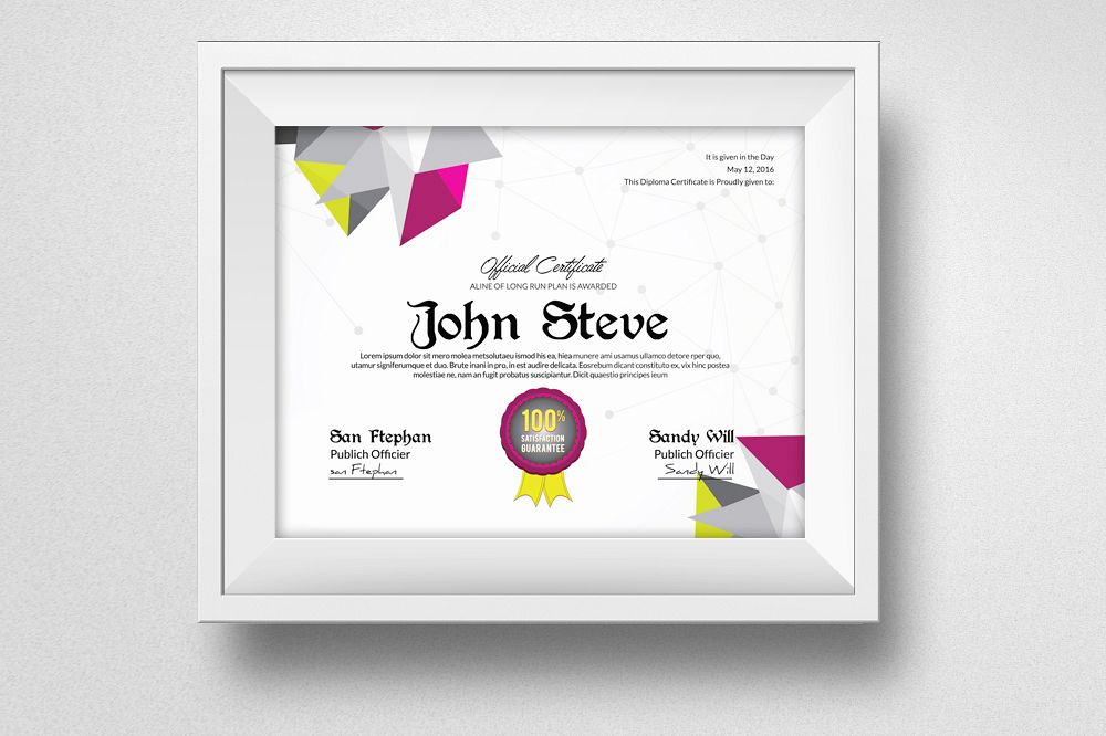 Diploma Certificate example image 1