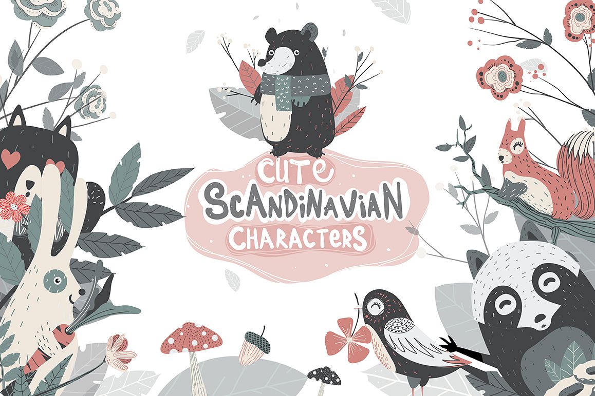 Cute Scandinavian Set example image 1