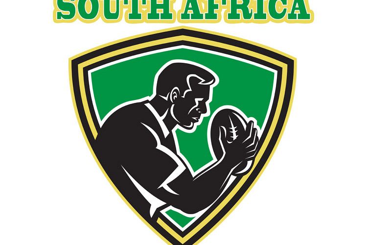 Rugby player South Africa shield example image 1