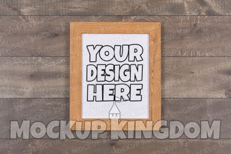 Picture Frame Mockup, Blank Frame Artwork, Canvas Mockup example image 1