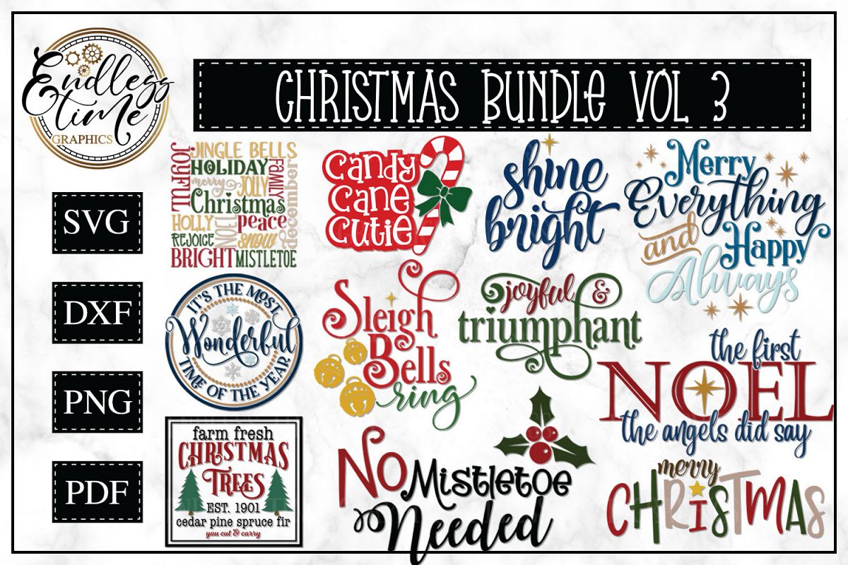 Christmas Bundle Volume 3 - A Christmas SVG Collection example image 1