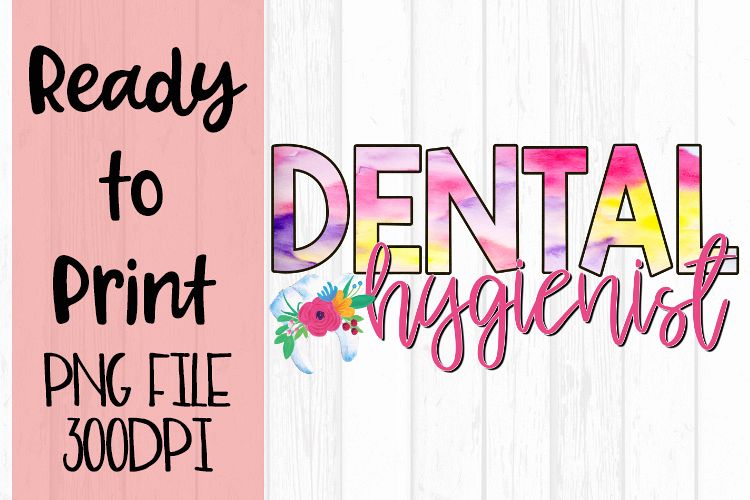 Dental Hygienist Occupations Bright Ready to Print Design example image 1