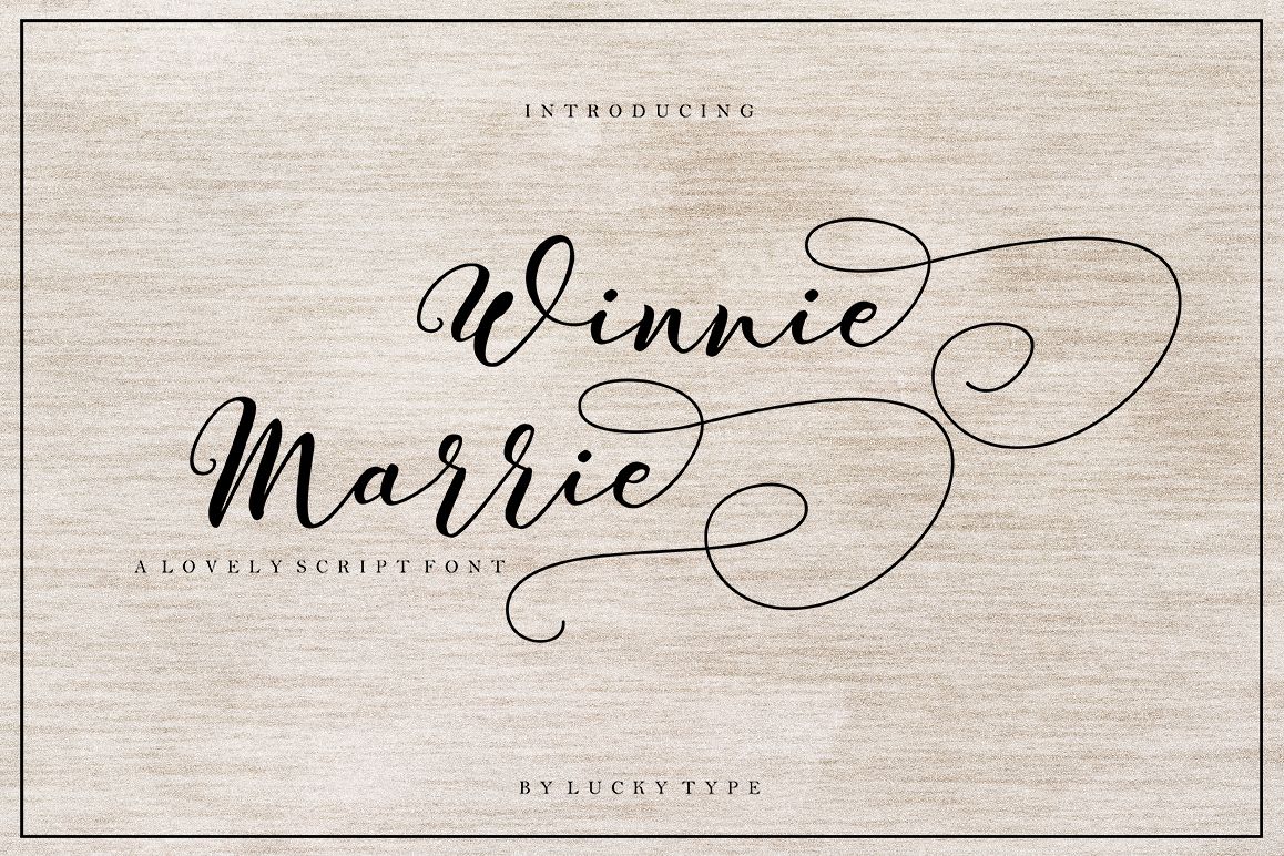 Winnie Marrie Script example image 1