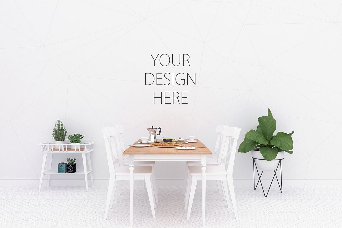 Interior mockup - blank wall mock up example image 1
