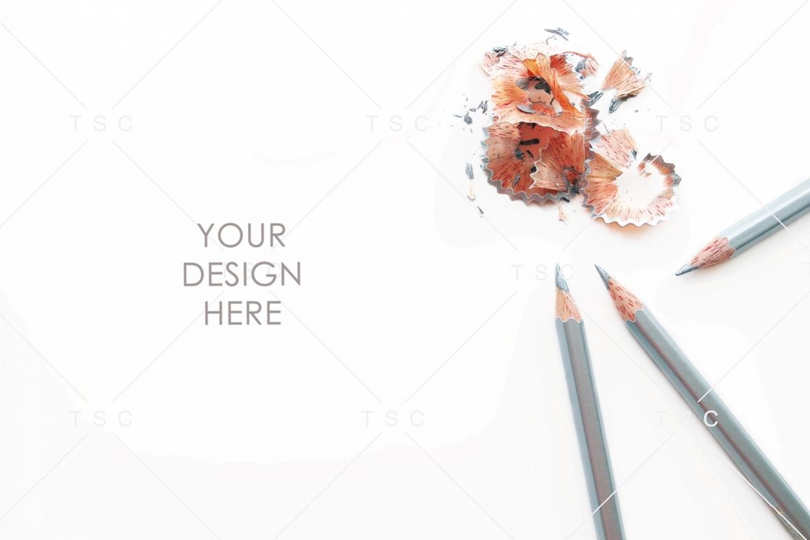 Silver Pencils Stock Photo example image 1